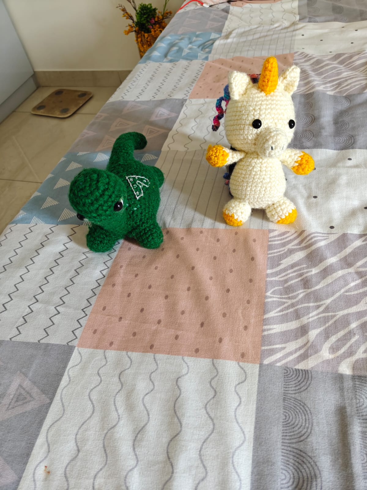 Maroon and cream braided cord