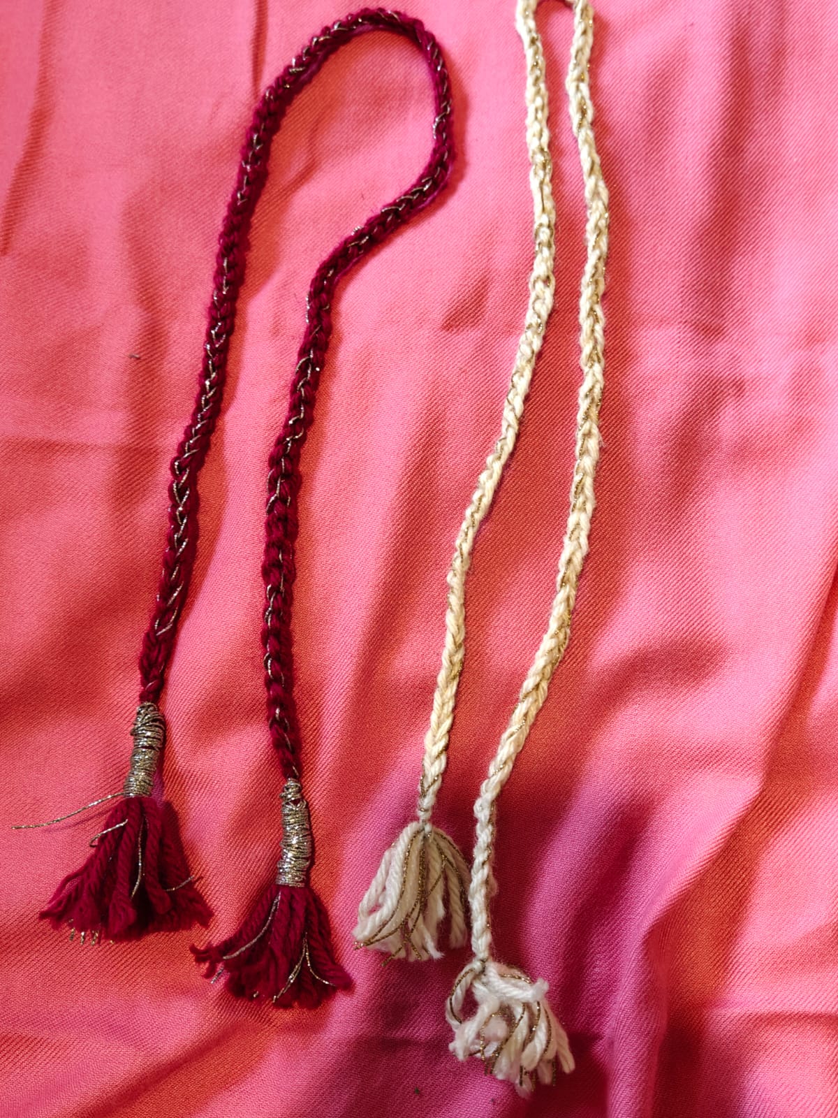 Multicolor headband and cord